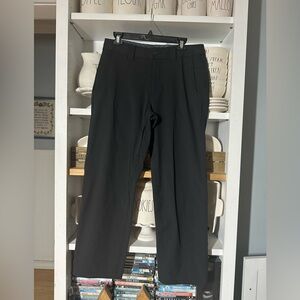 Lululemon black pin-striped dress pants